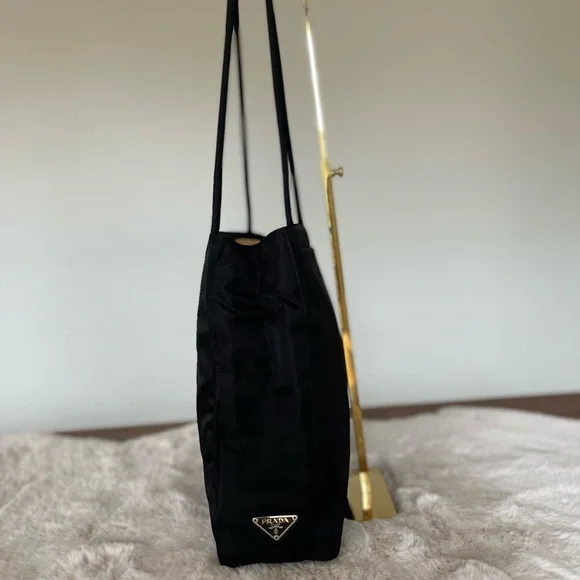 Prada Black Nylon Shoulder Bag